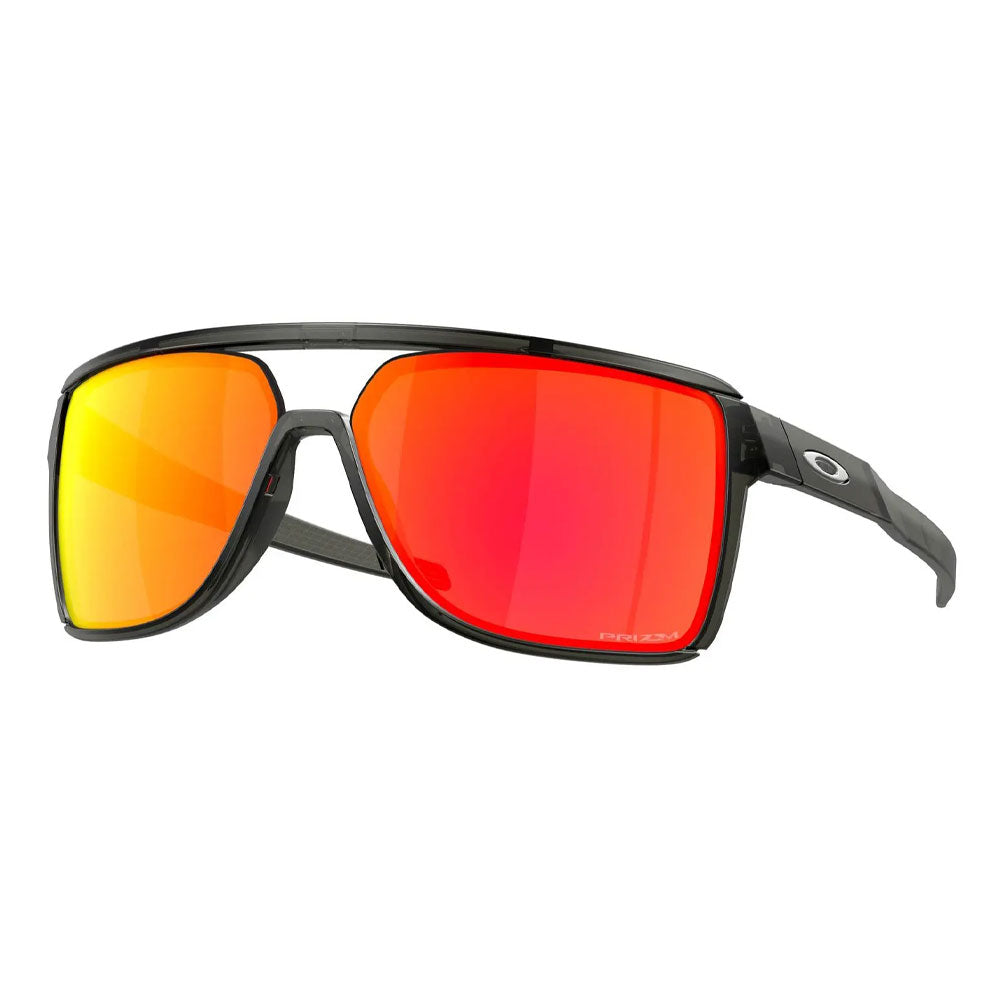 Oakley Castel Matte Grey Smoke With Prizm Ruby Lens