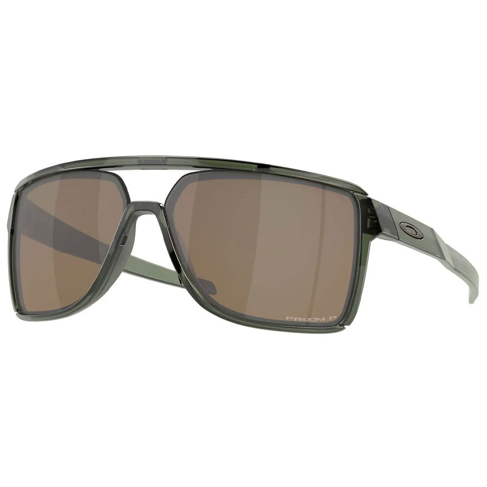 Oakley Castel Sunglasses Olive Ink Prizm Sapphire Tungsten Polar