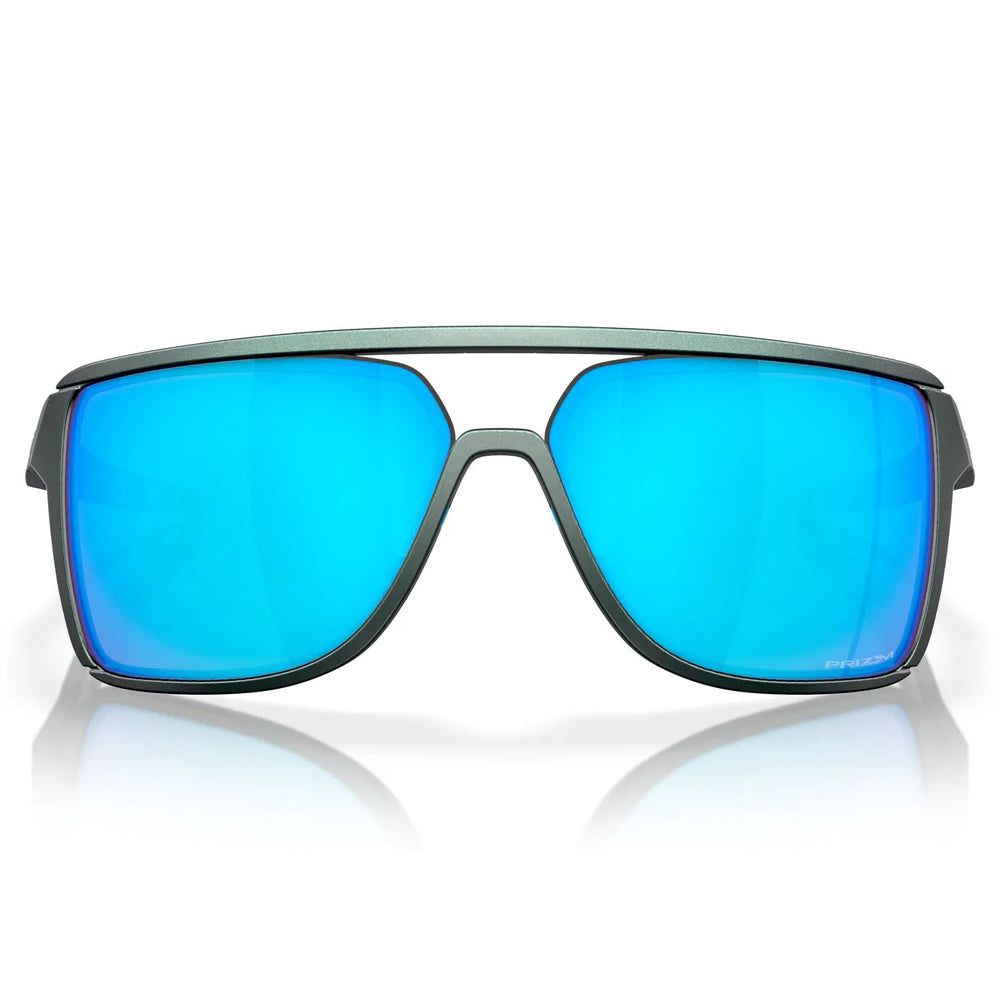Oakley Castell - Matte Silver Blue With Prizm Saphire Lens