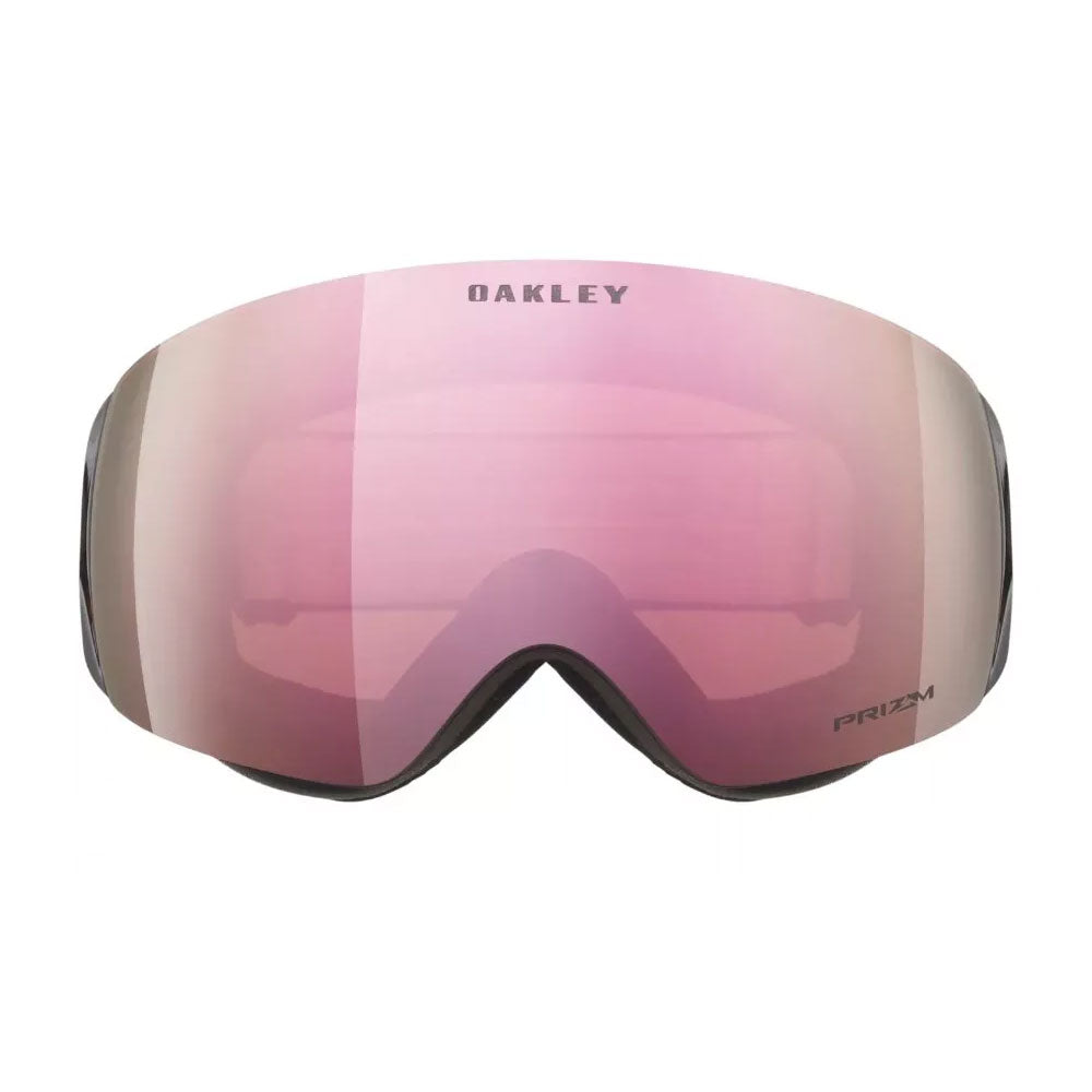 Oakley Flight Deck M Matte Black Prizm Rose Gold Lens Snow Goggle