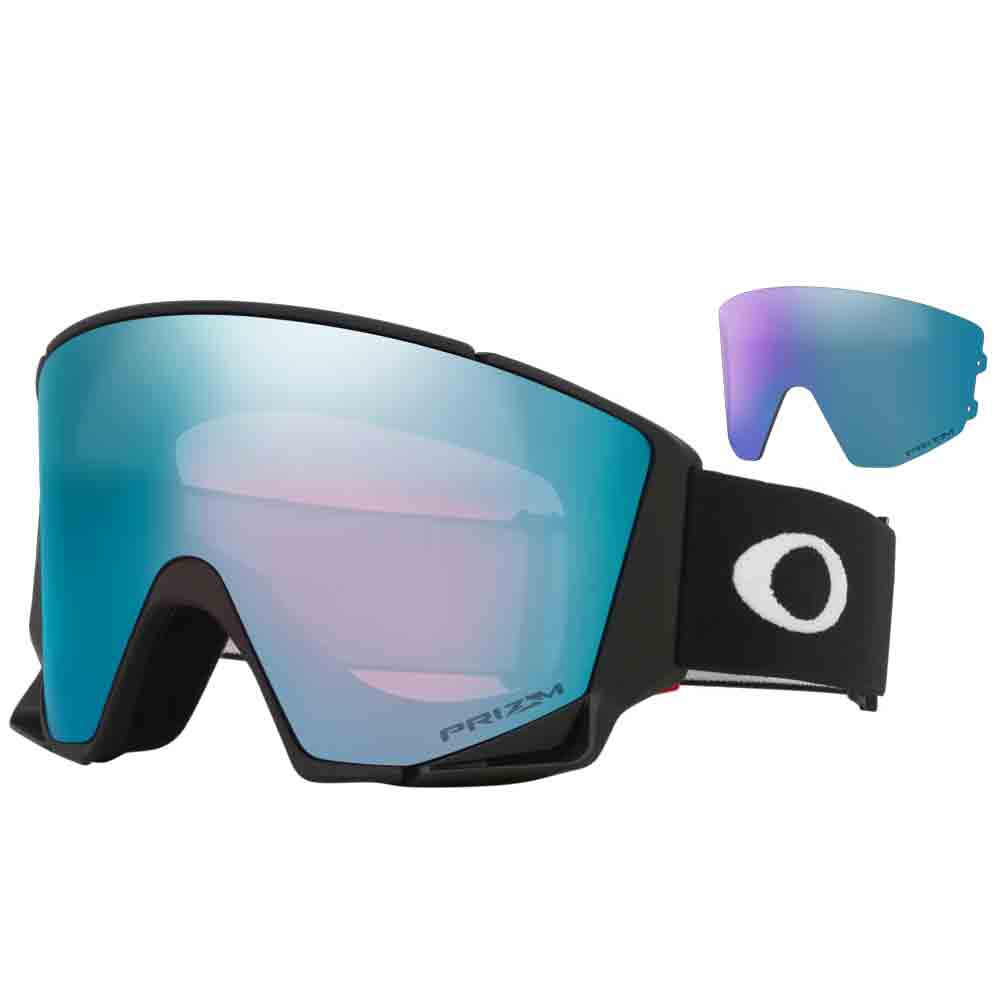 Oakley Flow Scape L Matte Black Prizm Sapphire & Iced Google