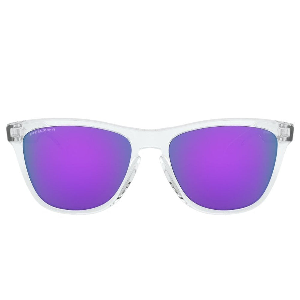 Oakley Frogskins Range Glasses - Matt Clear With Prizm Violet Lens