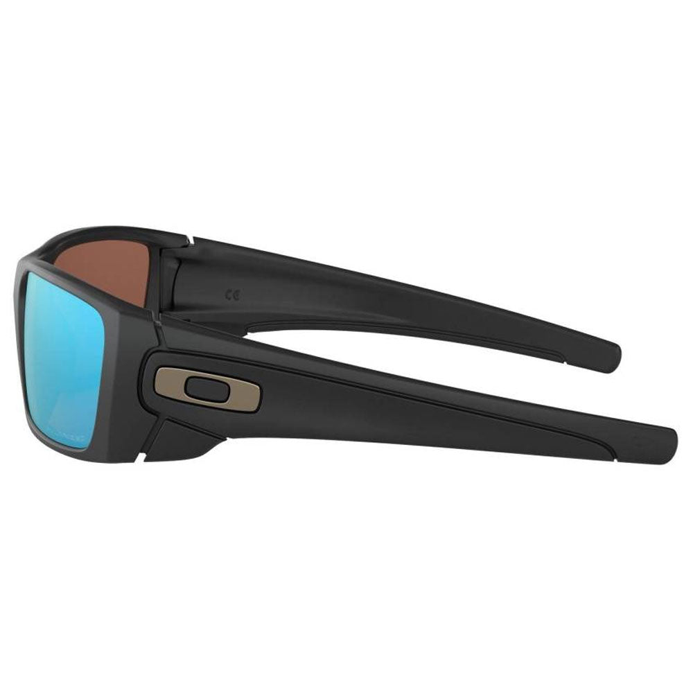 Oakley Fuel Cell Sunglasses Matte Black Prizm Deep Blue Polarized