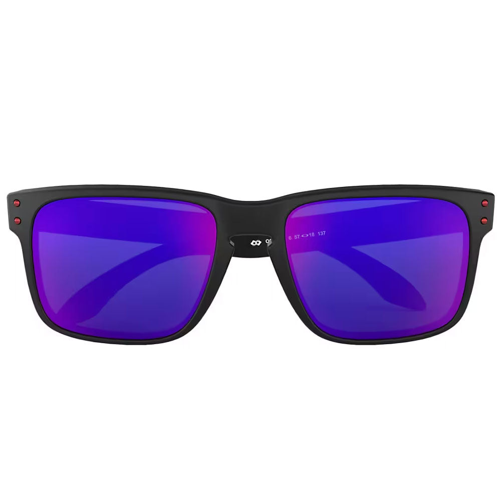 Oakley Holbrook Matte Black with Positive Red Iridium Lens
