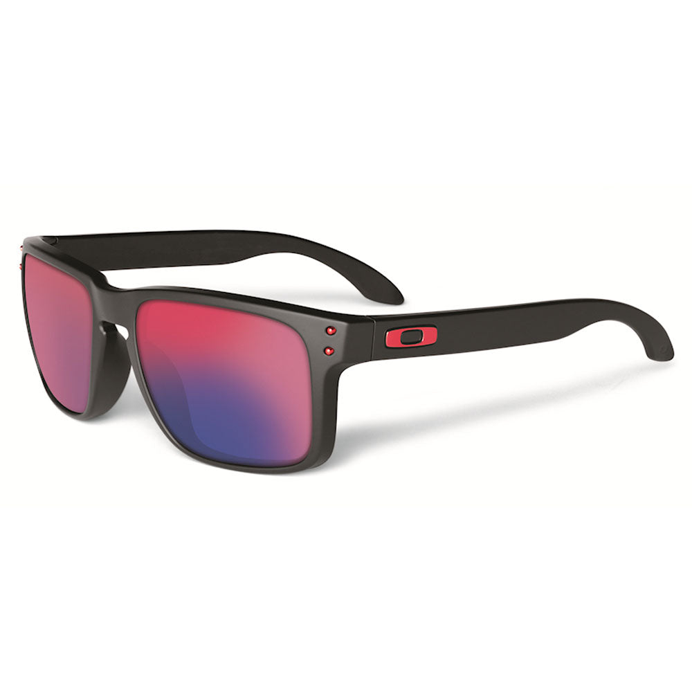 Oakley Holbrook Matte Black with Positive Red Iridium Lens