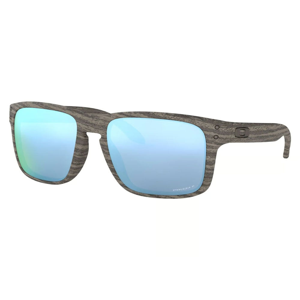 Oakley Holbrook Small Woodgrain Prizm Deep Water Polarized