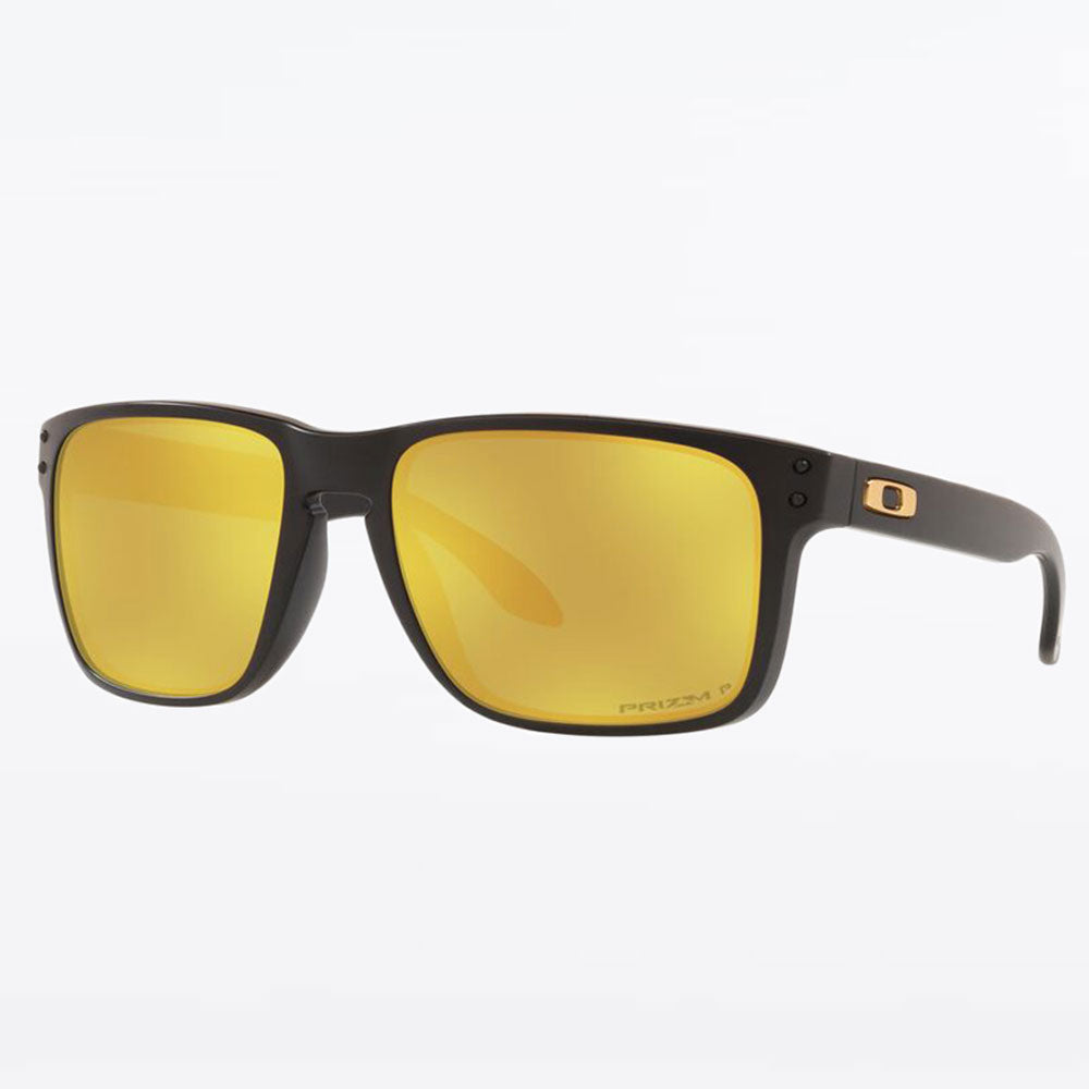 Oakley Holbrook XL Matt Black Prizm 24K Polarised Gold Lens