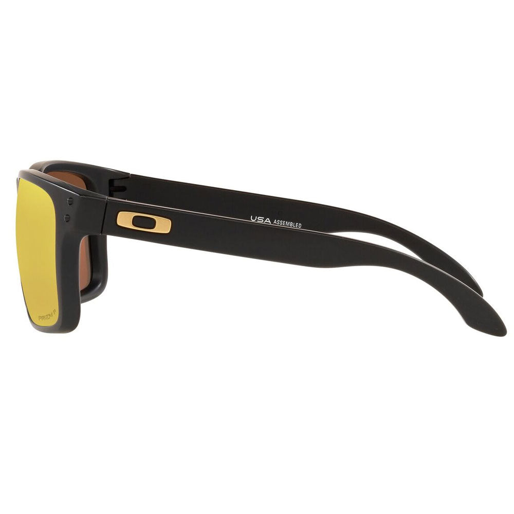 Oakley Holbrook XL Matt Black Prizm 24K Polarised Gold Lens