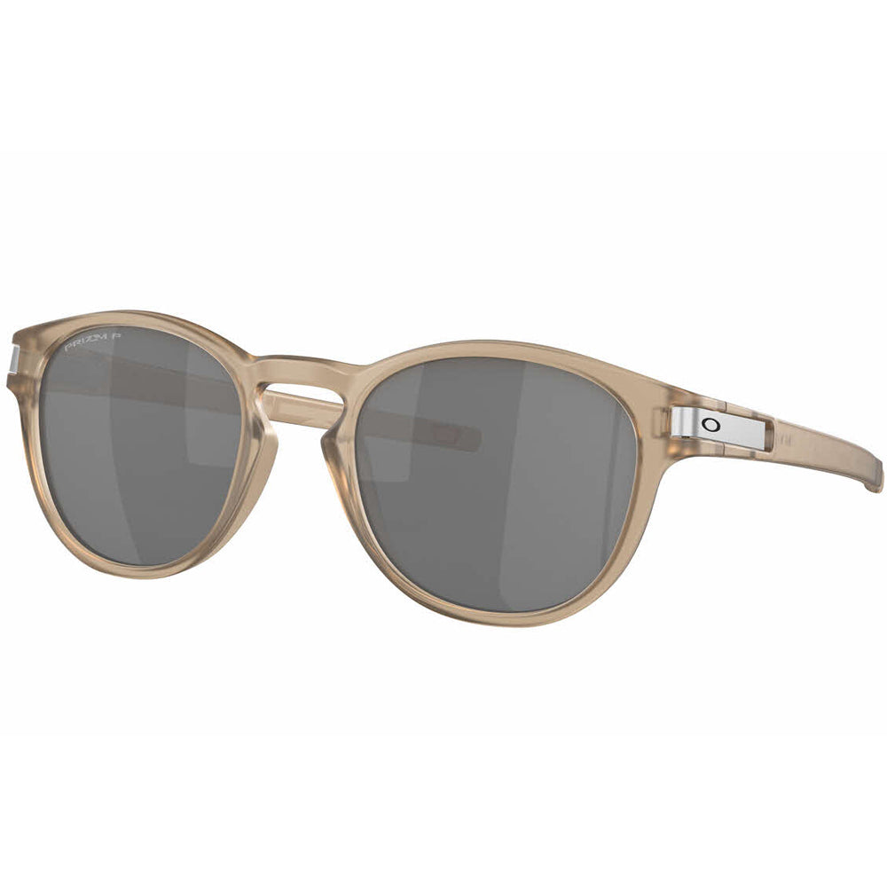 Oakley Latch Sunglasses - Matte Sepia With Prizm Black Polar Lens