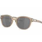 Oakley Latch Sunglasses - Matte Sepia With Prizm Black Polar Lens