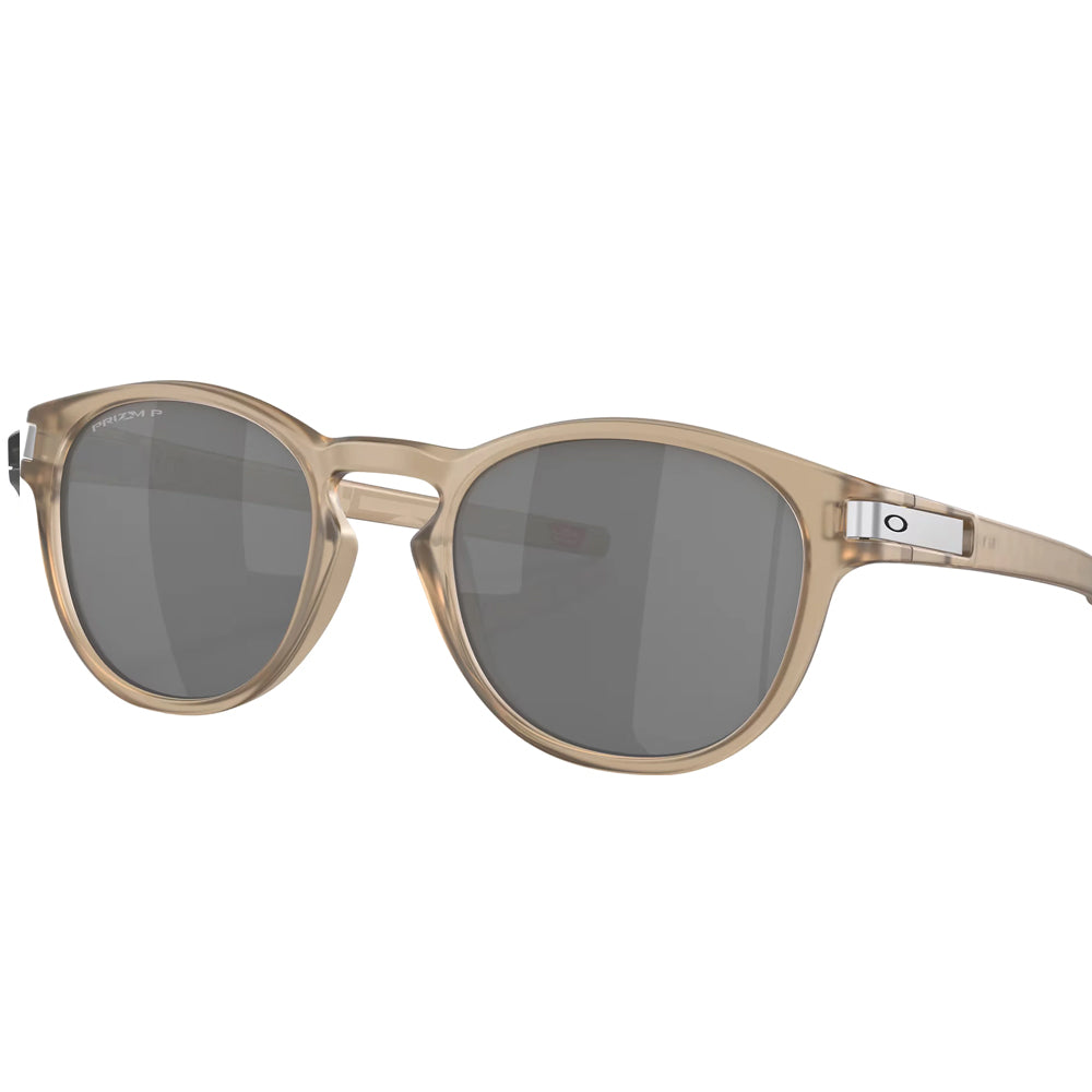 Oakley Latch Sunglasses - Matte Sepia With Prizm Black Polar Lens