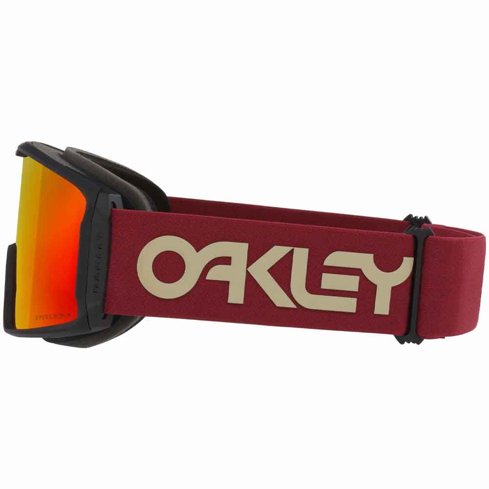 Oakley Line Miner L Black Iron Red B1-B Prizm Torch Snow Goggle