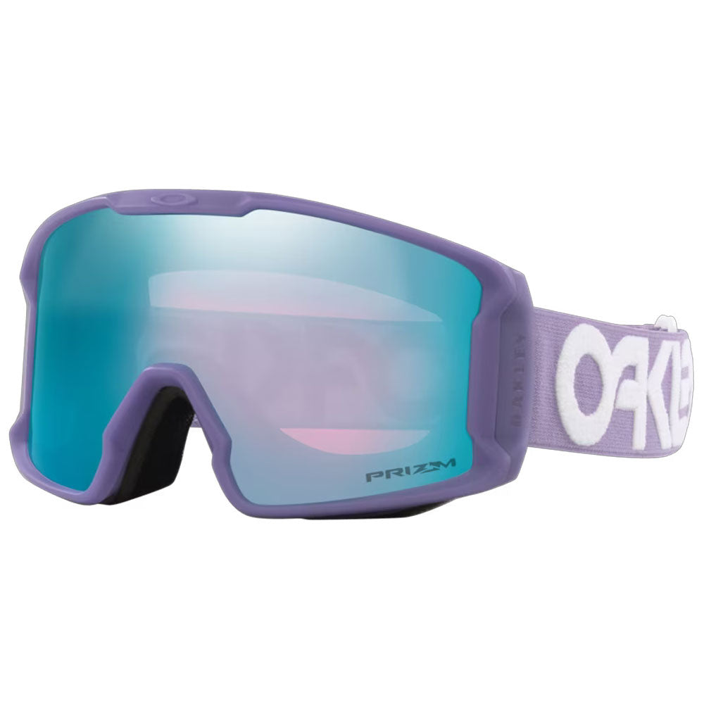 Oakley Line Miner M Matte B1B Lilac Prizm Sapphire Lens  Goggle
