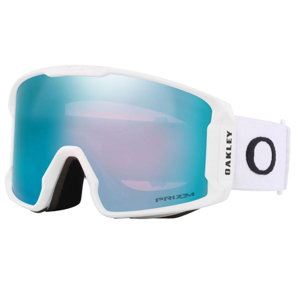 Oakley Line Miner M Snow Goggle Matte White with Sapphire Lens