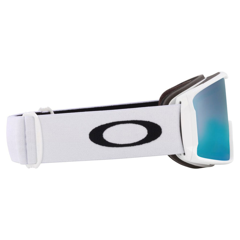 Oakley Line Miner M Snow Goggle Matte White with Sapphire Lens