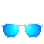 Oakley Manorburn Glasses - Polish Clear With Prizm Sapphire Lens