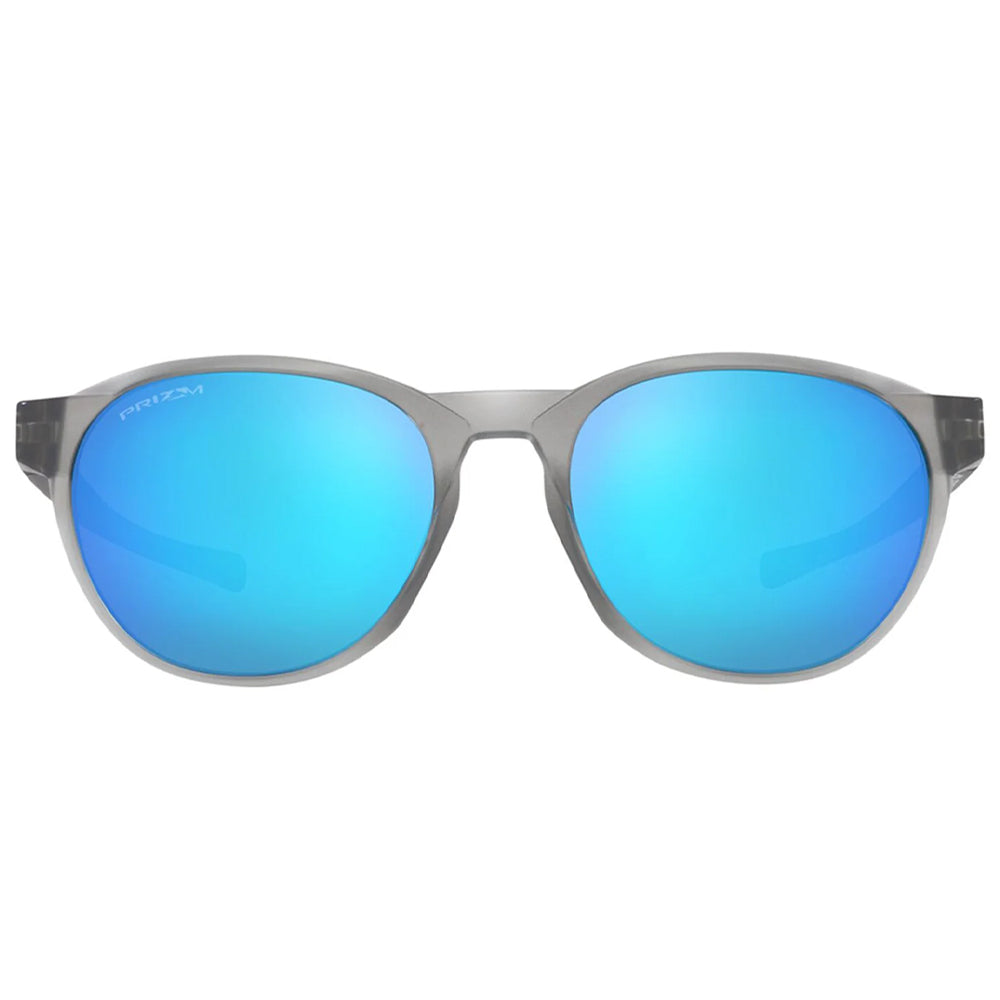 Oakley Reedmace Sunglasses - Matte Grey With Prizm Sapphire Lens