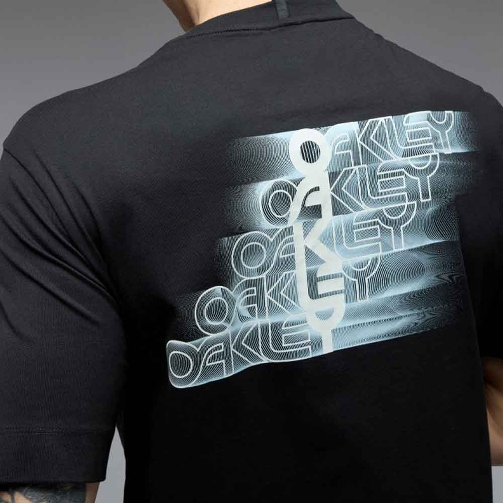 Oakley Stacked Flow Tee Pitch Black