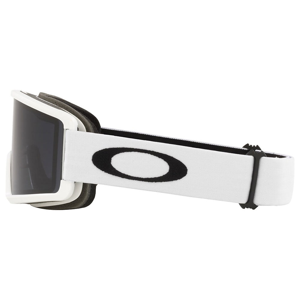 Oakley Target Line M Snow Goggles Matte White Prizm Dark Grey