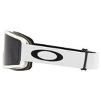 Oakley Target Line M Snow Goggles Matte White Prizm Dark Grey