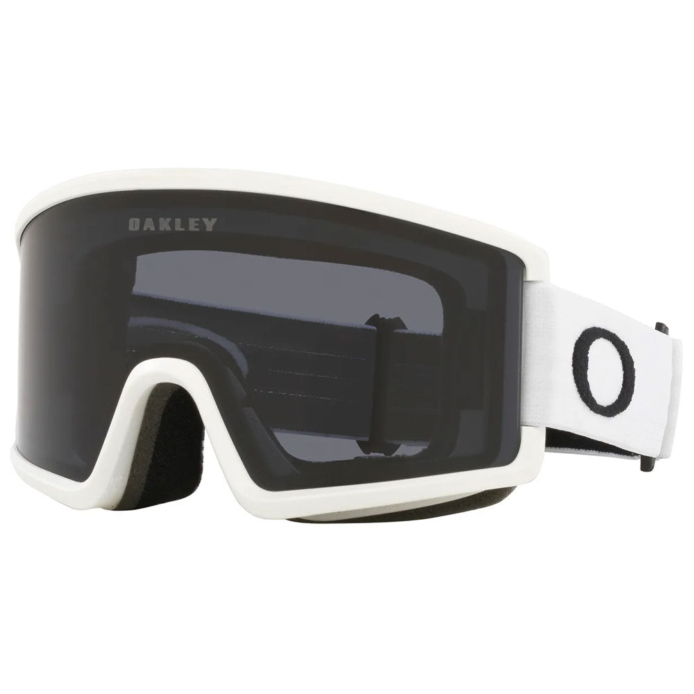 Oakley Target Line M Snow Goggles Matte White Prizm Dark Grey