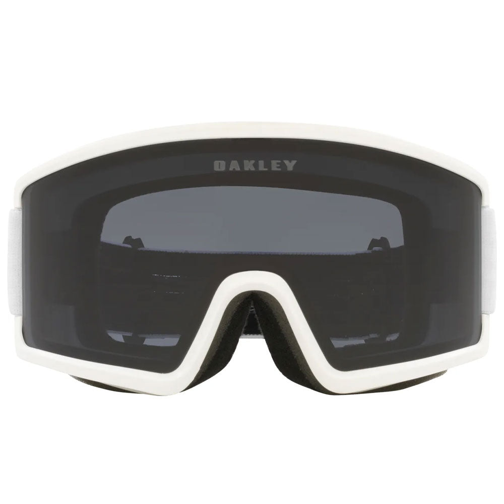 Oakley Target Line L Snow Goggles Matte White Prizm Dark Grey