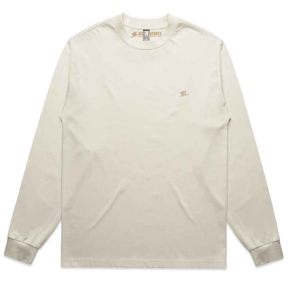 Ocean Sports Board Riders Heavy Long Sleeve Tee Ecru
