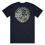Ocean Sports Board Riders Locals T Shirt Navy