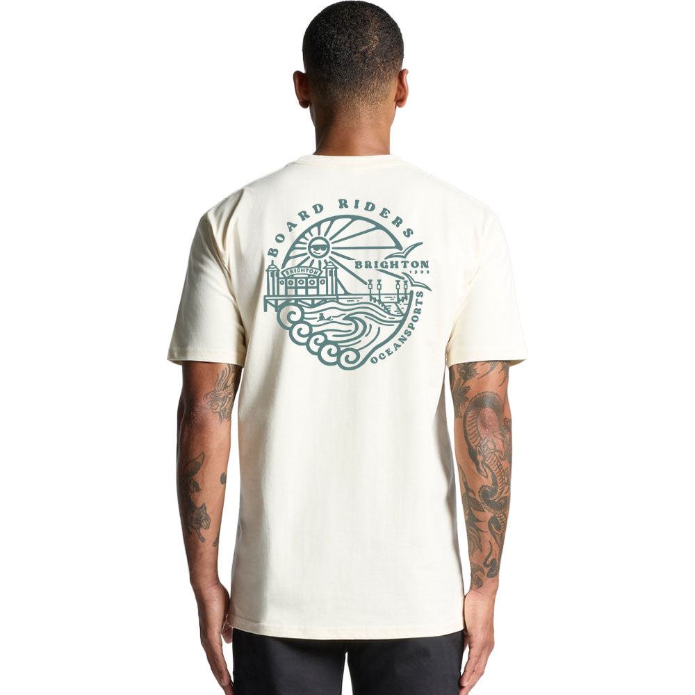 Ocean Sports Board Riders Locals T Shirt White