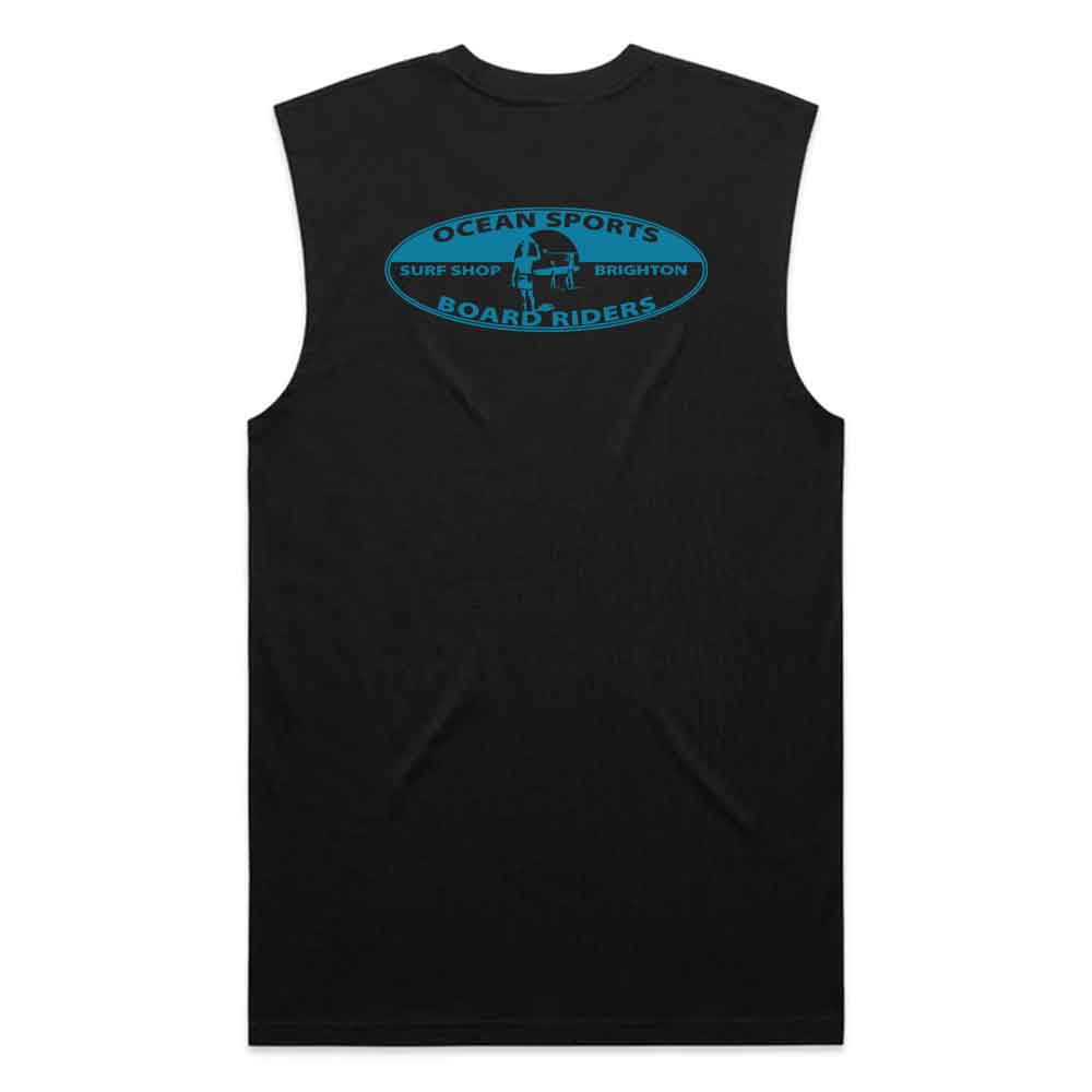 Ocean Sports Board Riders Oval Tank Black