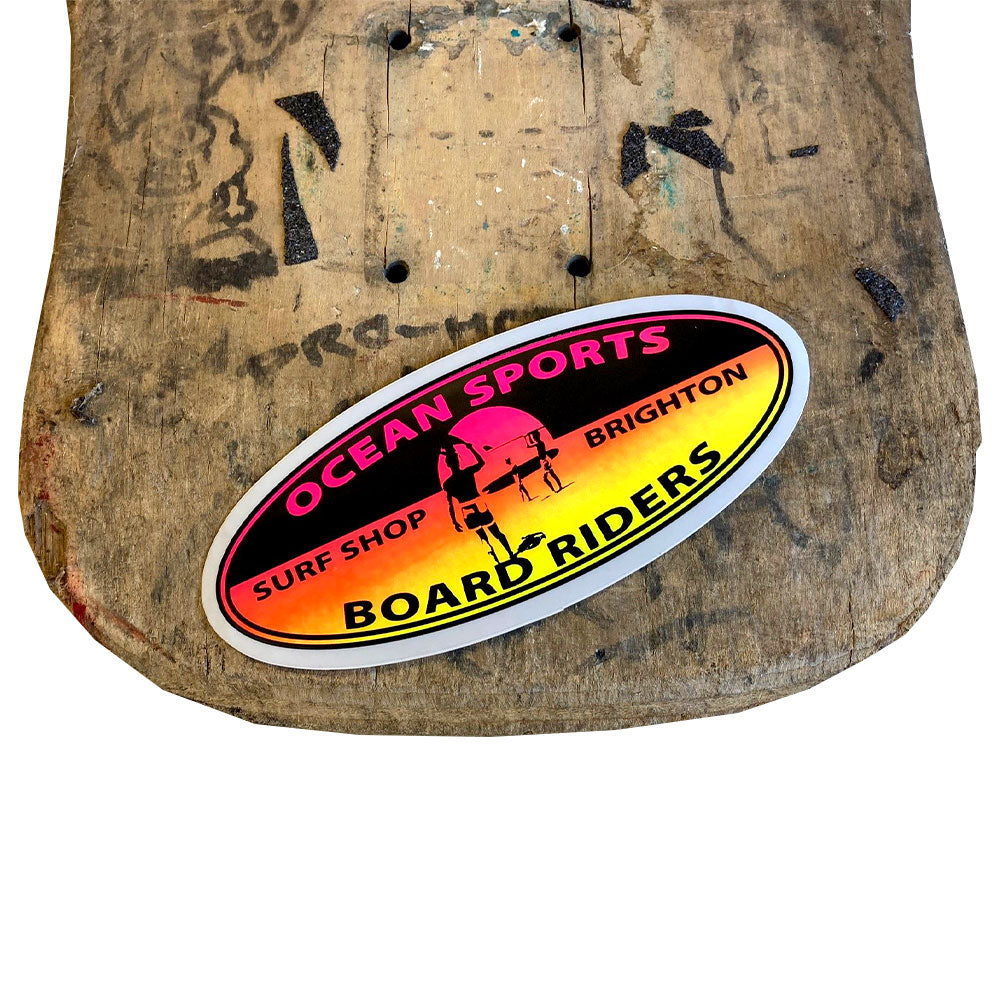 Ocean Sports Brighton Oval Logo Sticker