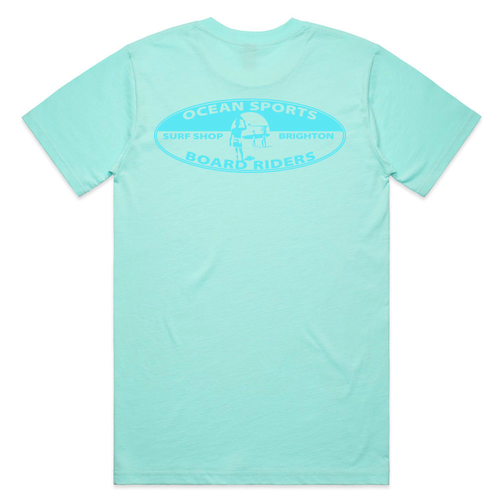 Ocean Sports Board Riders Tonal Tee Lagoon – Ocean Sports Boardridersguide