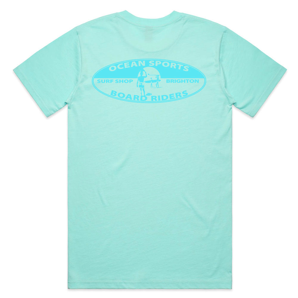 Ocean Sports Board Riders Tonal Tee Lagoon