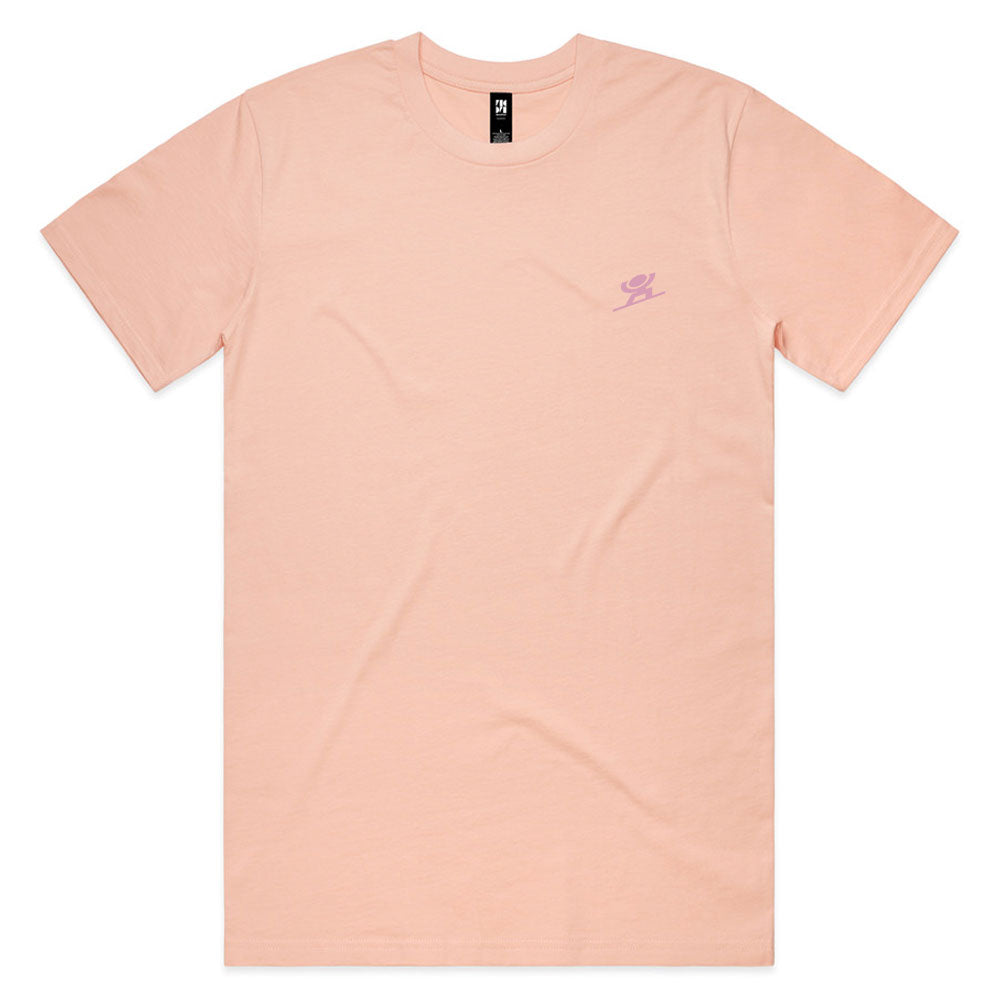 Ocean Sports Board Riders Tonal Tee Pale Pink