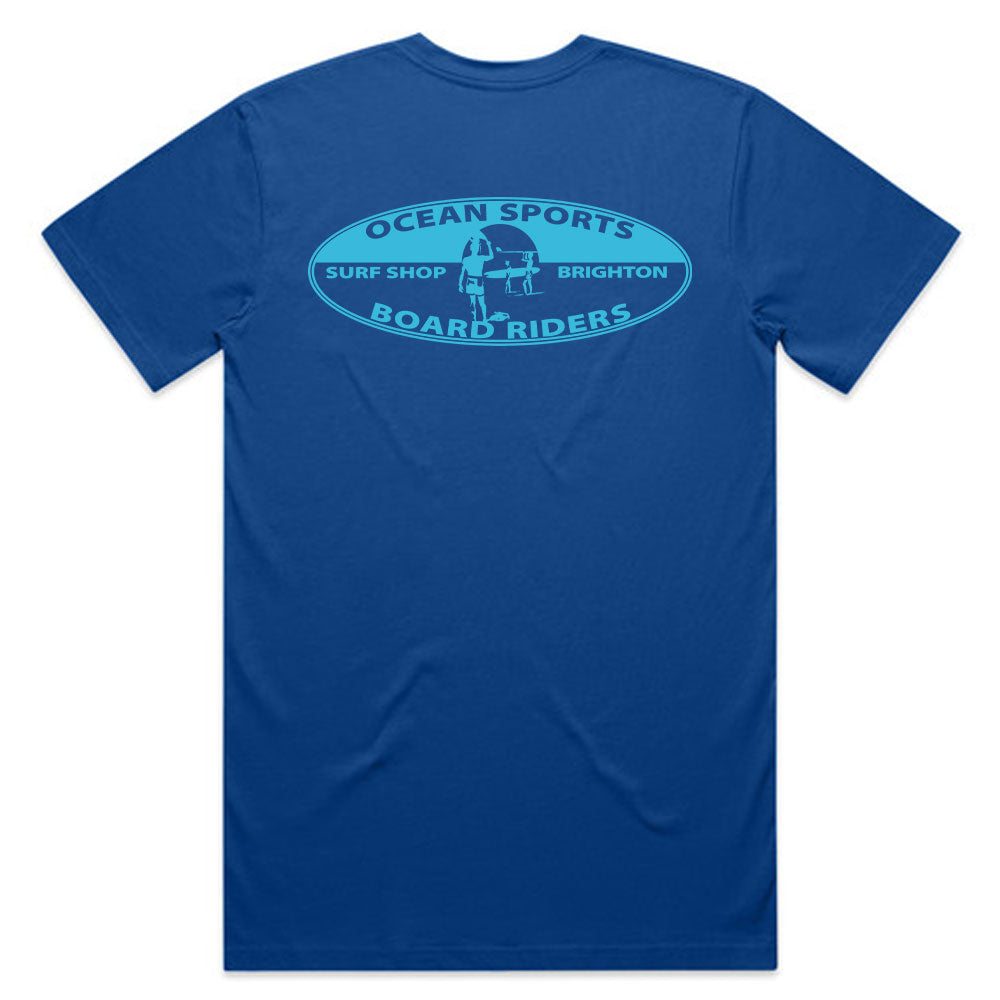 Ocean Sports Board Riders Tonal Tee Royal – Ocean Sports Boardridersguide