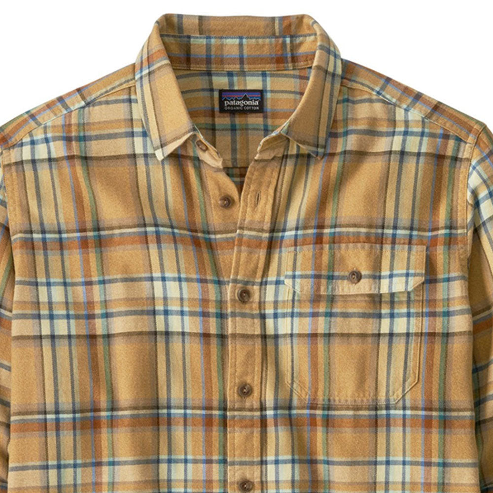 Patagonia  LW Fjord Flannel Shirt - Beeswax Tan