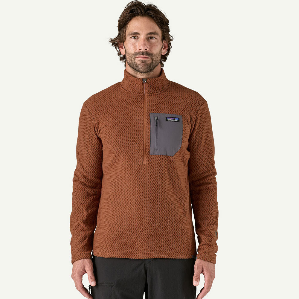 Patagonia  R1 Air Zip Neck Fleece - Robin Brown