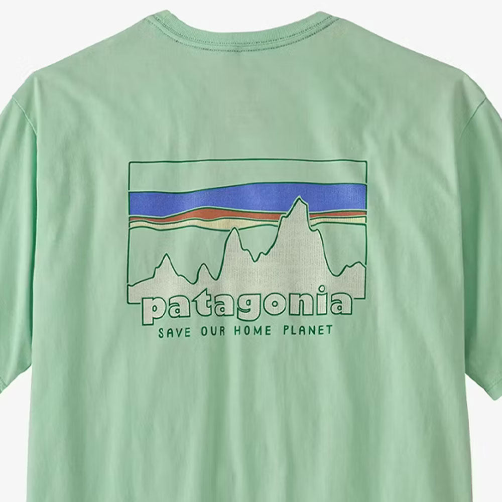 Patagonia  '73 Skyline Organic T-Shirt - Rinsed Green