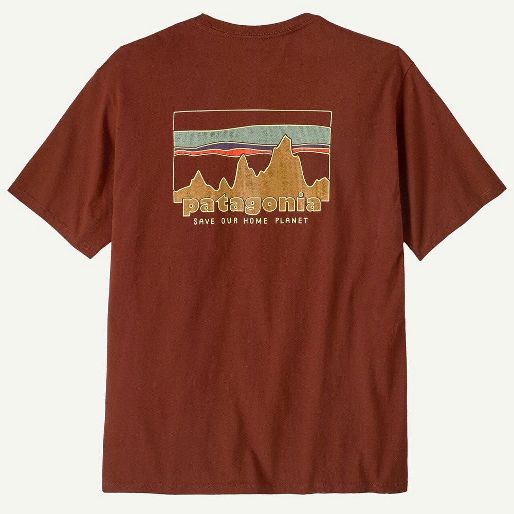 Patagonia 73 Skyline Organic T-Shirt Dried Vanilla