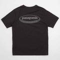 Patagonia 95 Oval Logo T Shirt Ink Black