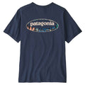 Patagonia 95 Oval Logo T-Shirt New Navy