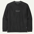 Patagonia 95 Oval Logo Uprisal Crew Sweatshirt Black