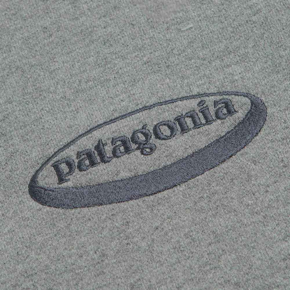 Patagonia 95 Oval Logo Uprisal Crew Sweatshirt Gravel Heather