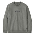 Patagonia 95 Oval Logo Uprisal Crew Sweatshirt Gravel Heather