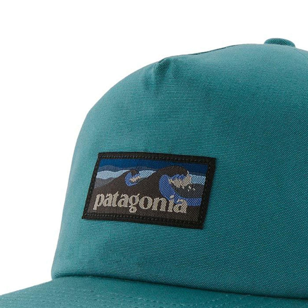 Patagonia Boardshort Label Funfarer Cap - Wetland Blue