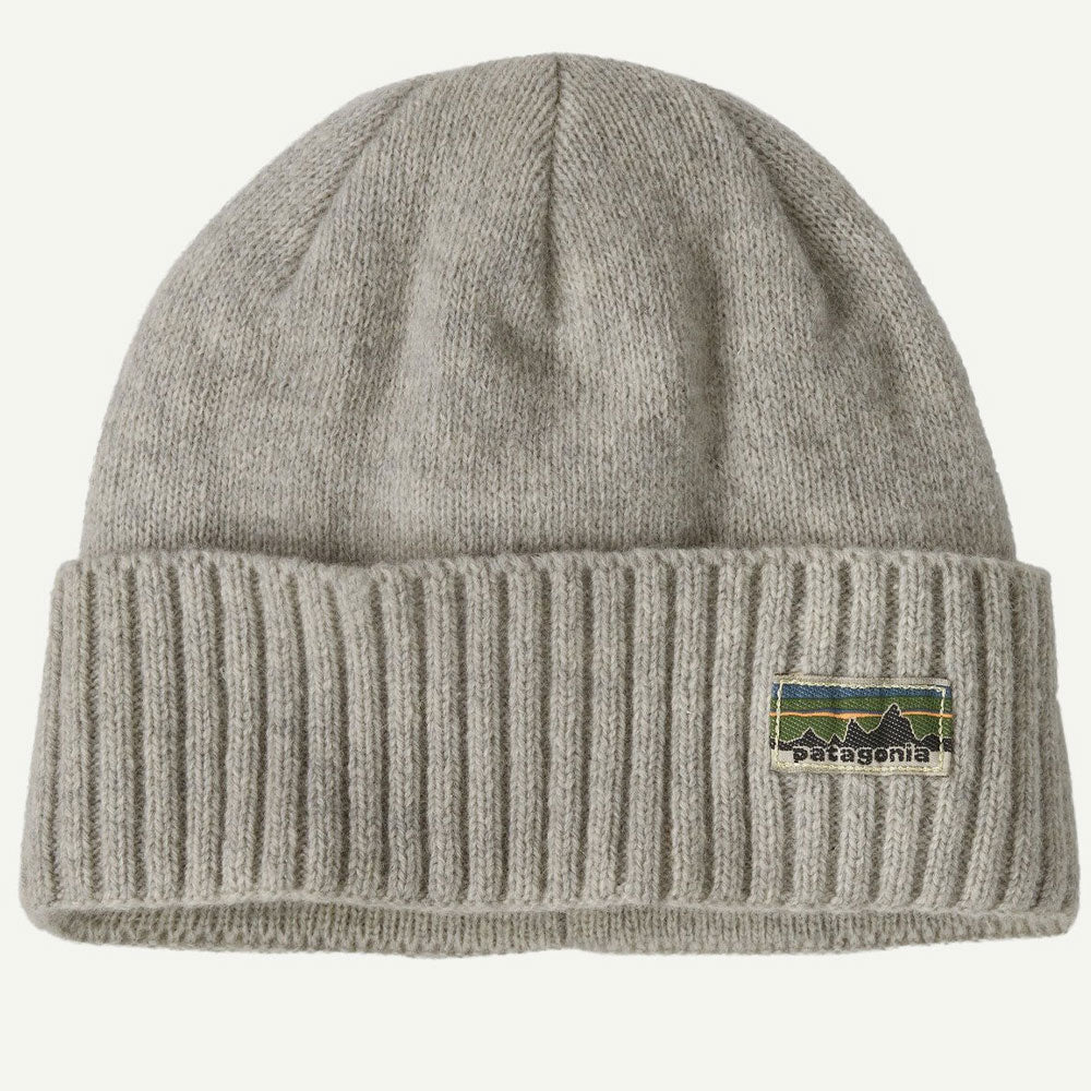 Patagonia Brodeo Beanie OG Legacy Label Crisp Grey