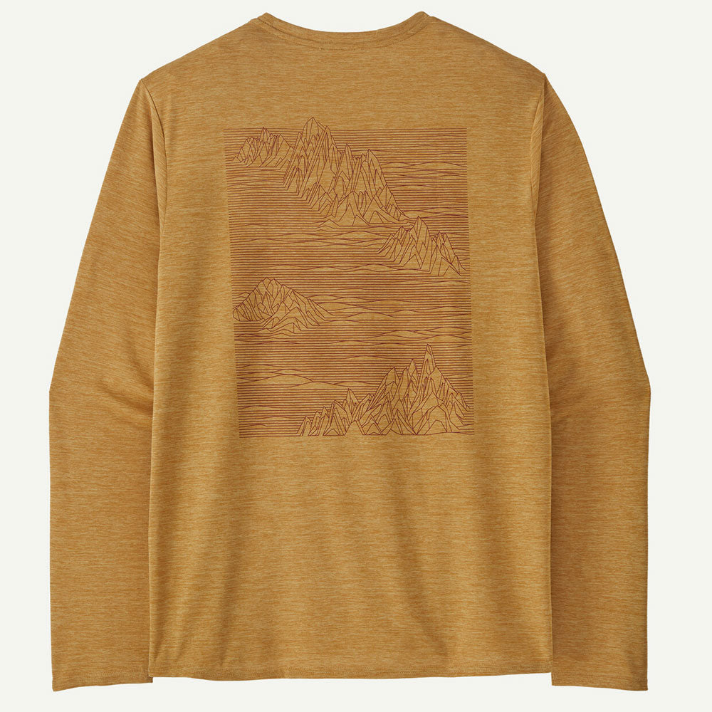 Patagonia Cap Cool Daily Longsleeve Rash Vest Strataspire Tan