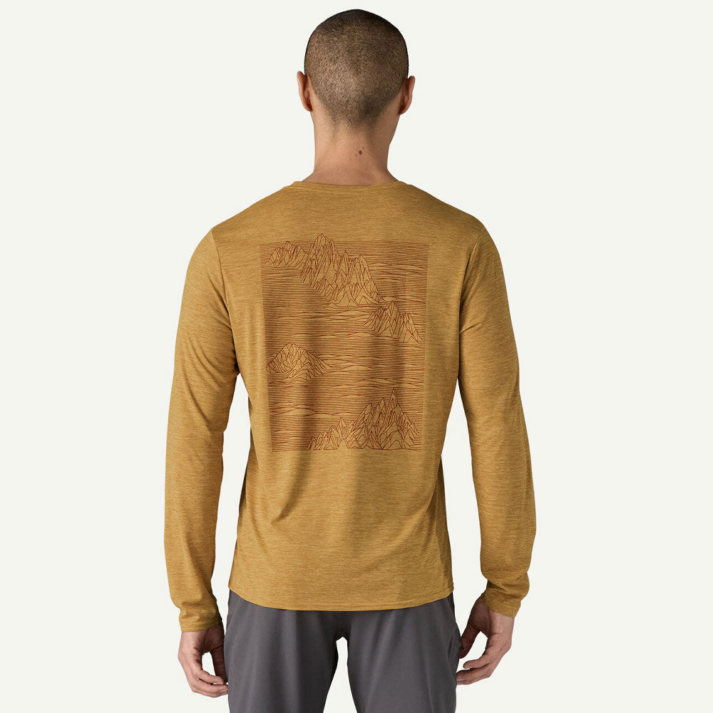 Patagonia Cap Cool Daily Longsleeve Rash Vest Strataspire Tan