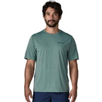 Patagonia Cap Cool Daily Shirt Boardshort Logo Blue Sage X-Dye