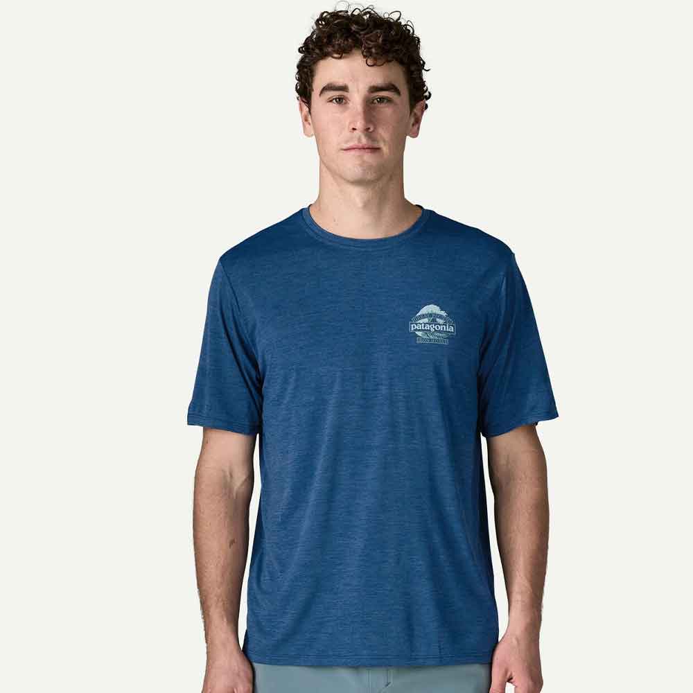 Patagonia Cap Cool Daily Shirt Great Waves Clement Blue